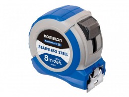 Komelon Stainless Steel PowerBlade Pocket Tape 8m/26ft (Width 27mm) £33.95